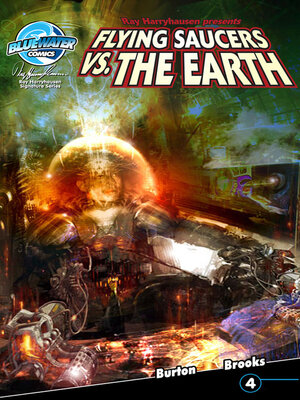 cover image of Flying Saucers Vs. the Earth (2008), Issue 4